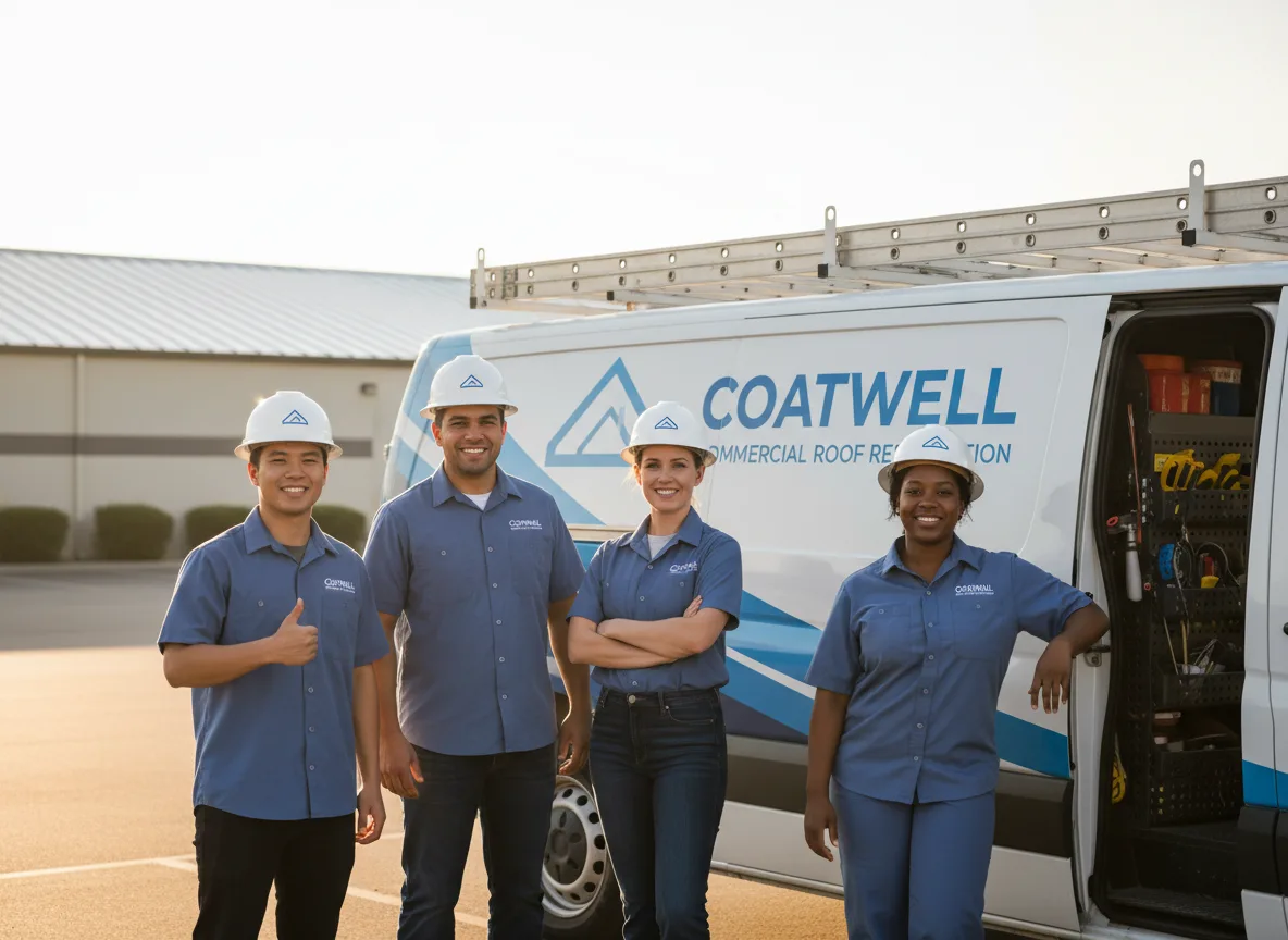 Commercial roof coating company in Reading, MN