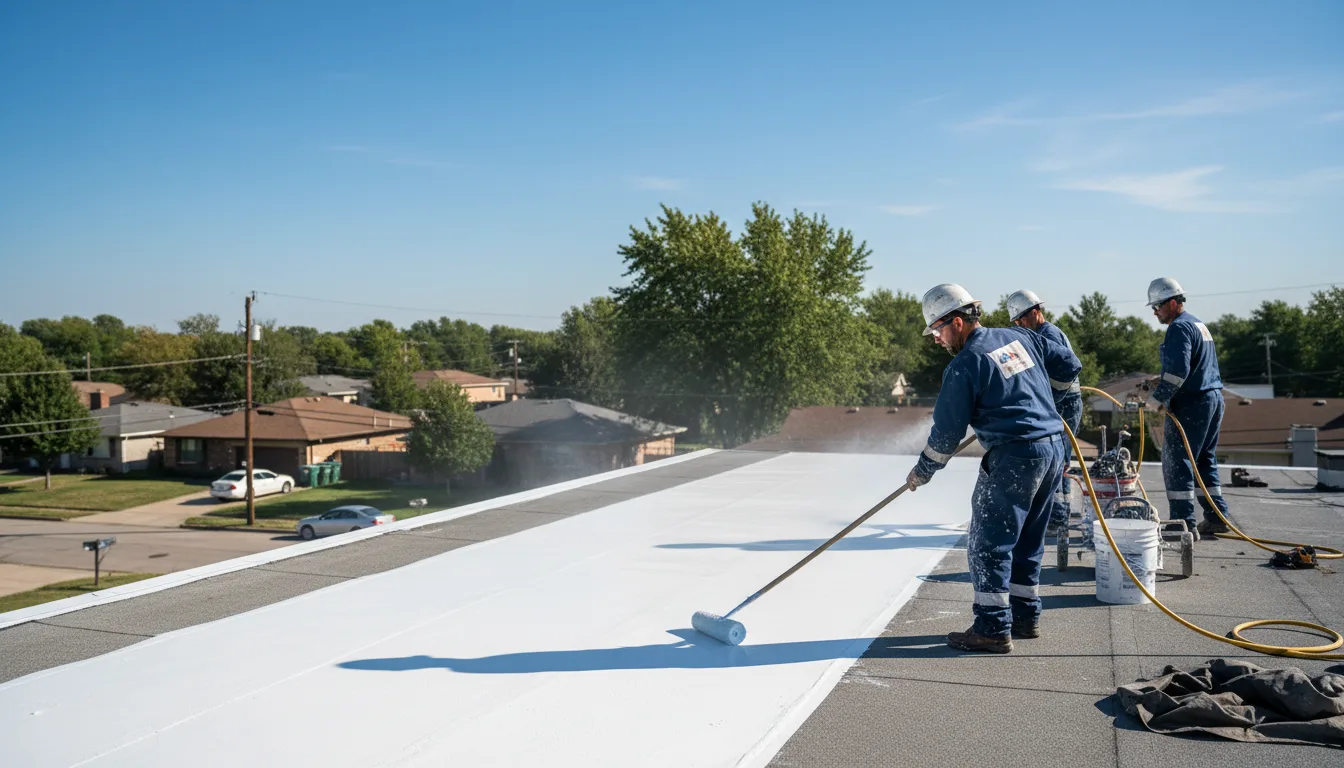 Commercial roof coating in Reading, MN near me